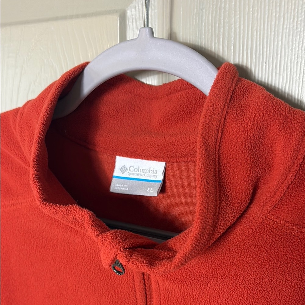 Columbia Rust Fleece Pullover Xl Euc - image 6